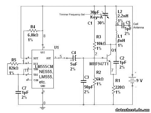 Подавитель wifi схема